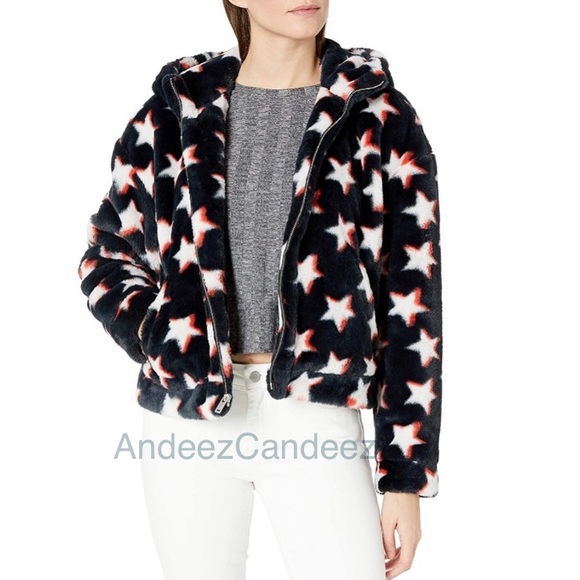 UGG Women's Faux Fur Long Sleeve Hoodie Jacket - Picture 2 of 16